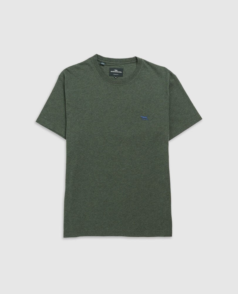 The Gunn T-Shirt , HUNTER GREEN, Flat Lay