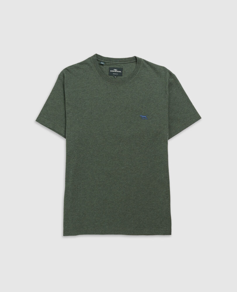 T-Shirt Gunn, HUNTER GREEN, Flat Lay