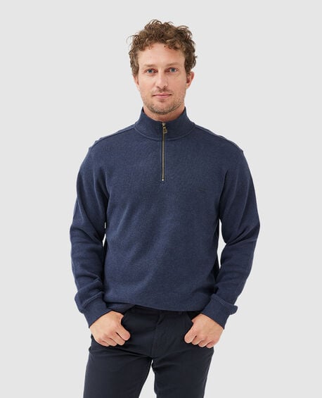 Sweatshirt col 1/4 zip alton ave, ENCRE
