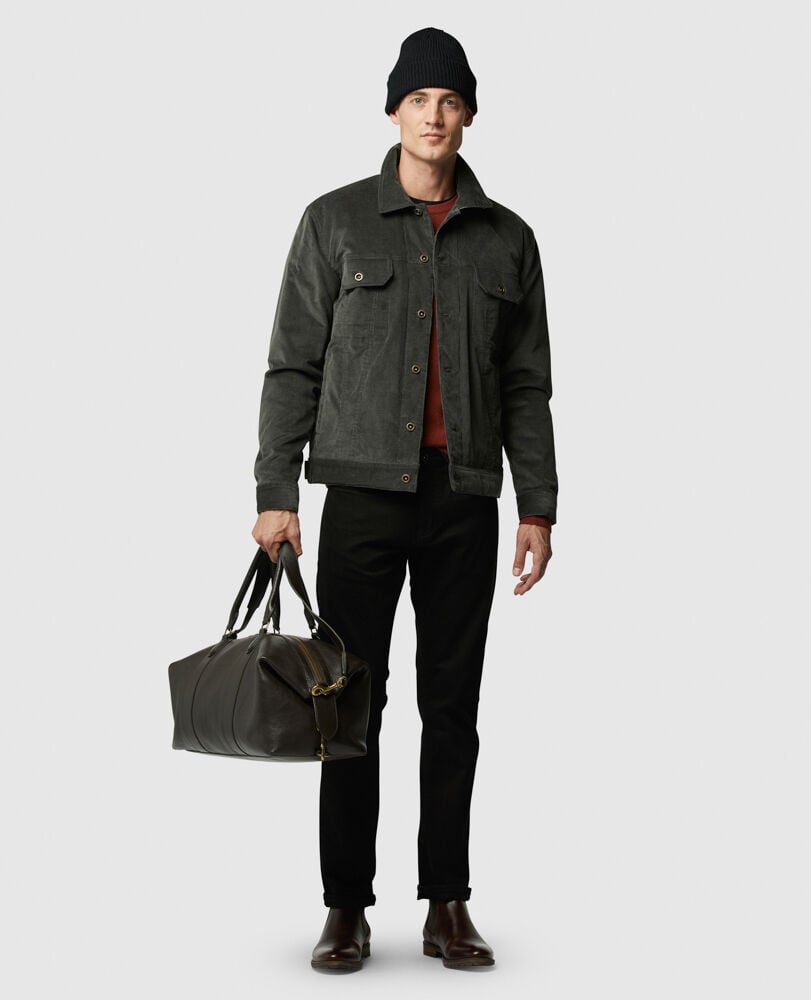 Netherby Jacket, PEAT, Off Front