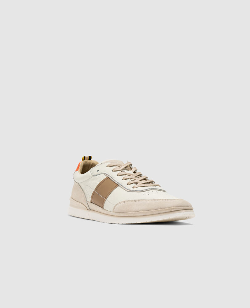 Parnell Sneaker, ECRU, Off Front