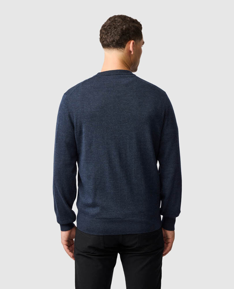 York Bay Knit, BLEU NUIT, Back