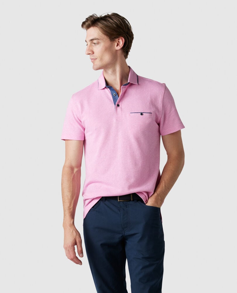 Bolton Stream Sports Fit Polo, , Front