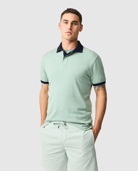 Wilson Bay Polo mit sportlicher Passform, THYMIAN