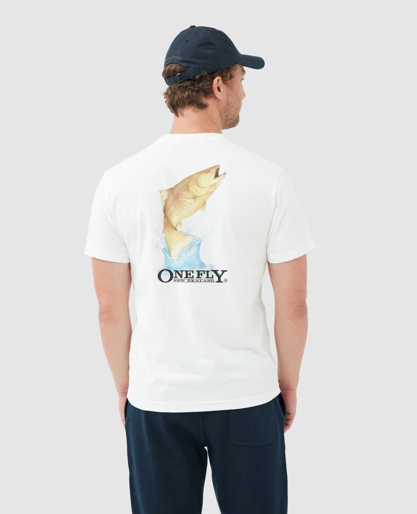 Freshwater T-Shirt , SNOW, Back