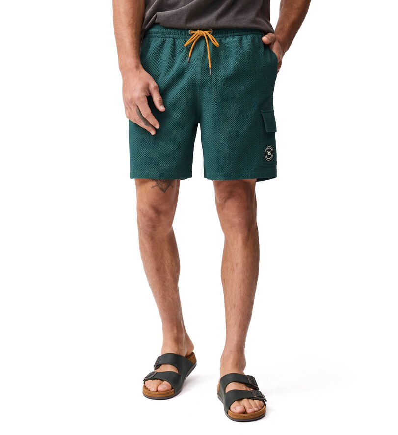 Winterton River Swim Short, TEAL, Flat Lay