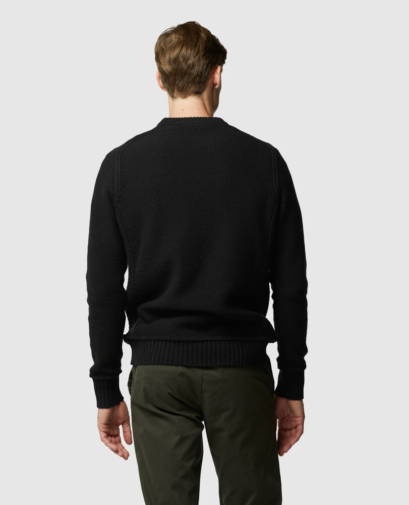 Gowan Valley Knit, EBONY, Back