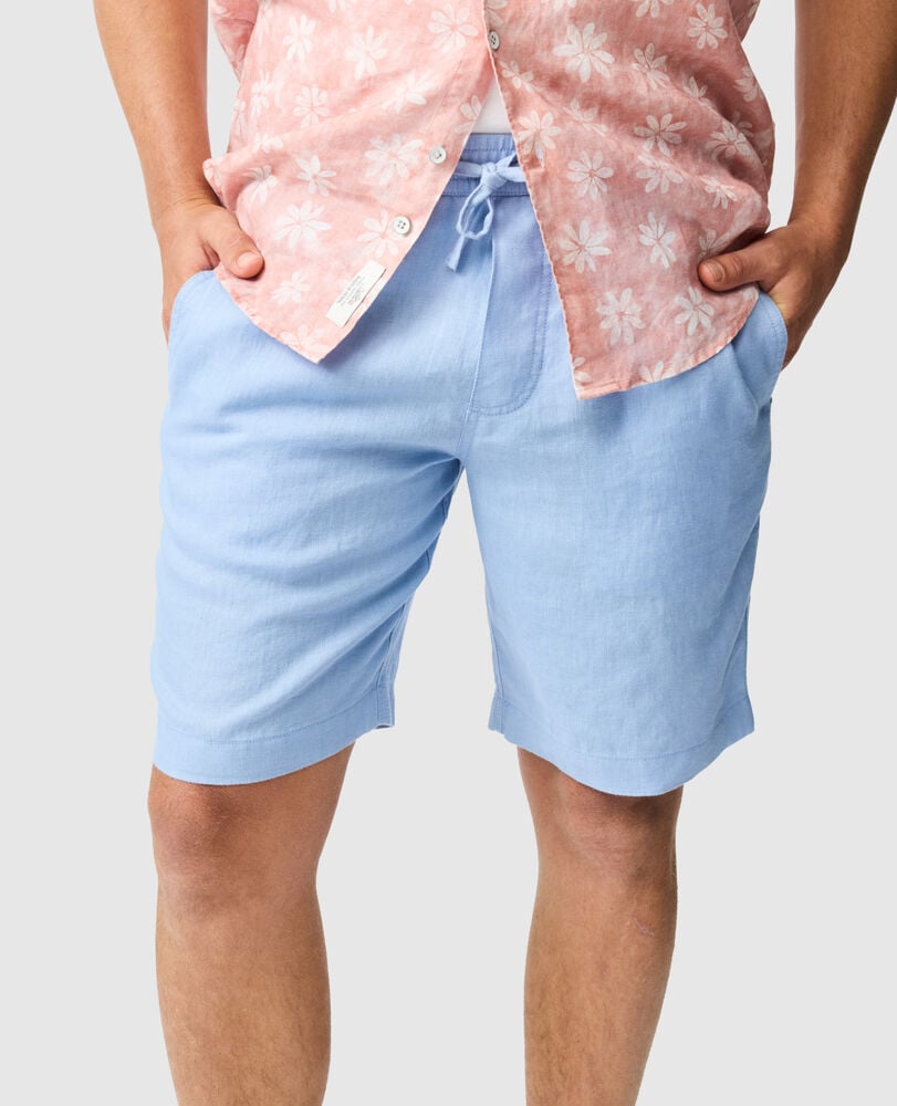 Linen 9" Resort Short, CHAMBRAY, Detail 3