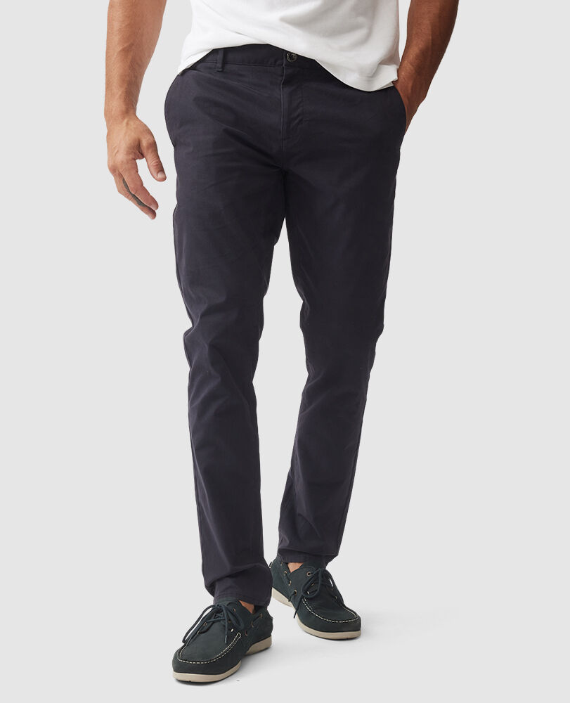 Gunn Slim Fit Chino, MIDNIGHT, Front