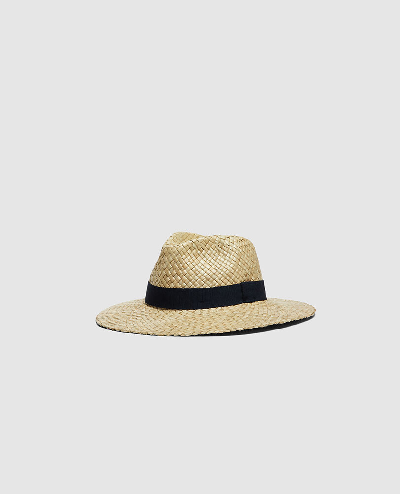 Halcombe Hat, NATURAL/NAVY, Front