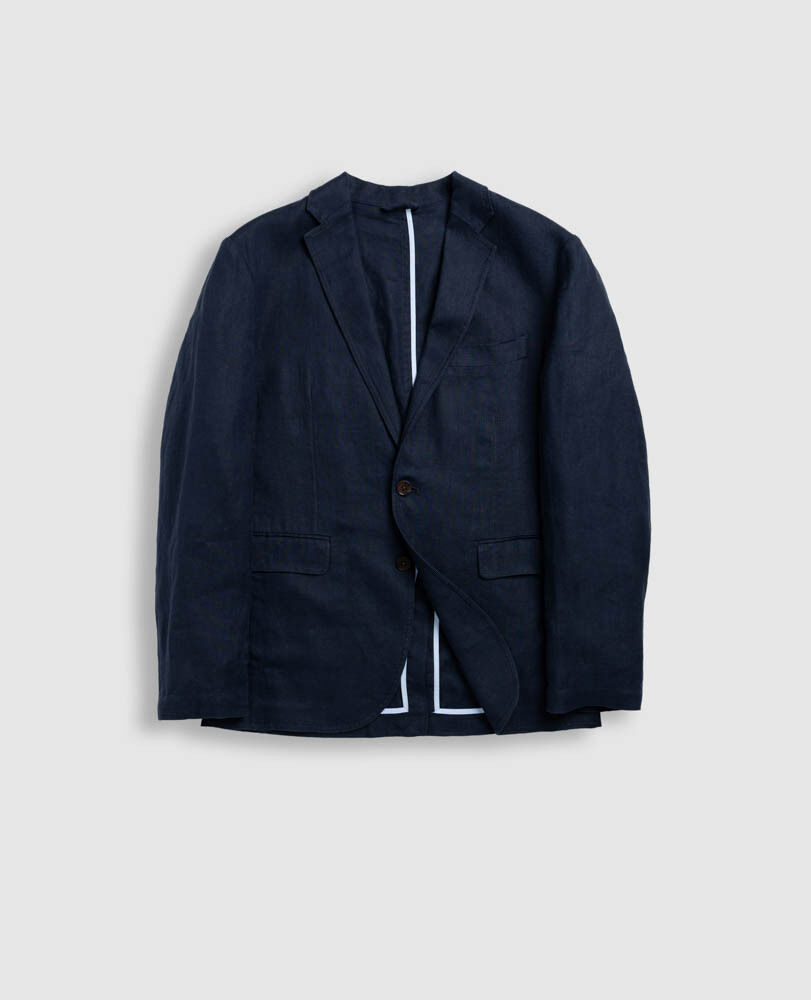 Campbell Island Jacket, NAVY, Flat Lay