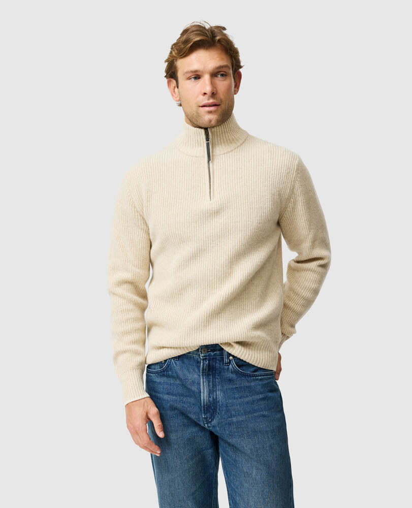 Robbies Road Knit, OAT, Front