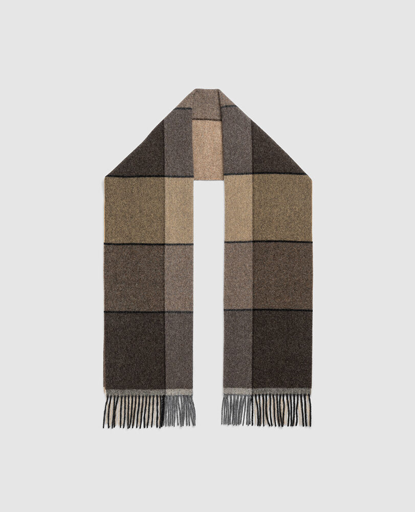 Jackson Street Scarf, TAUPE MULTI, Off Front