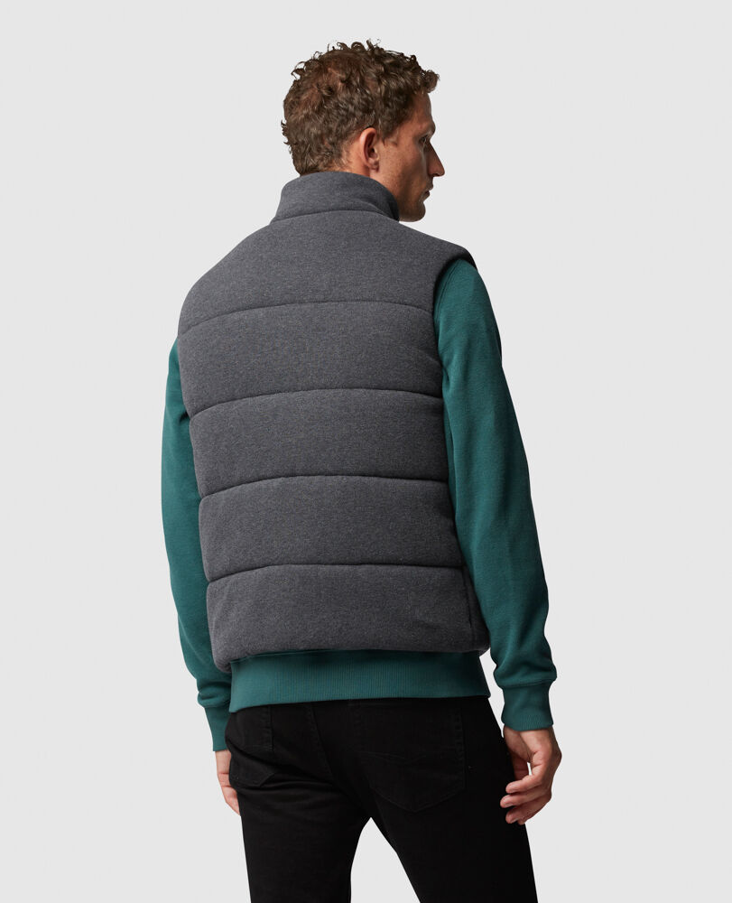 Forks Glacier Vest, CHARCOAL, Back