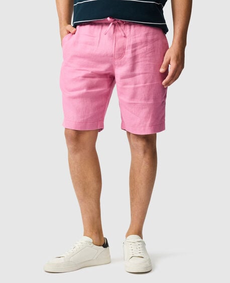 Linen 9" Resort Short, GERANIUM