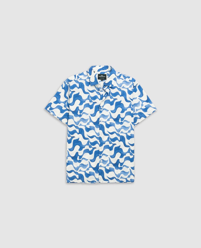 Fireshaw Shirt, OCEAN, Flat Lay