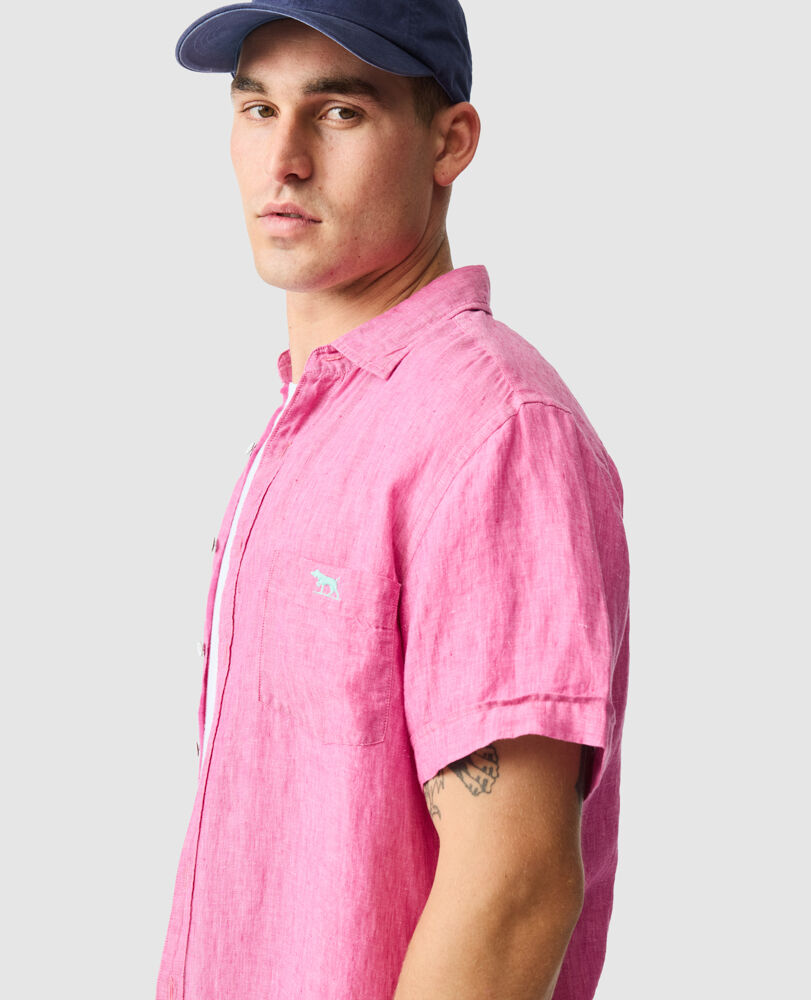 Cathedral Cove Sports Fit Shirt, FLAMINGO, Detail 3