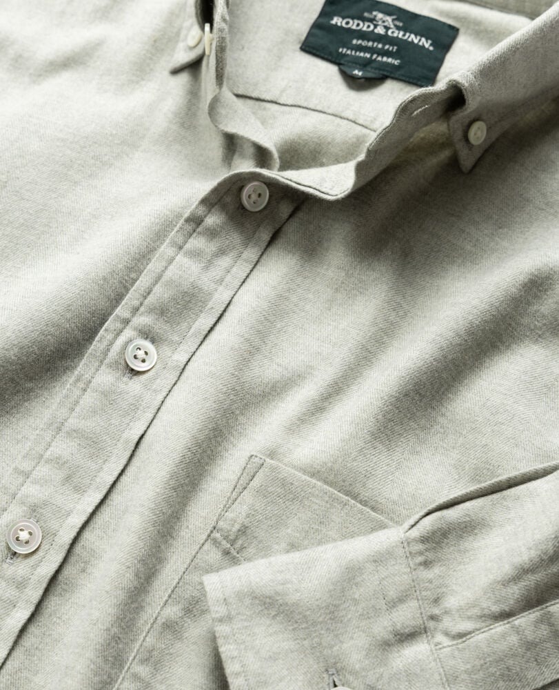 Barrhill Sports Fit Shirt, SAGE, Detail 2