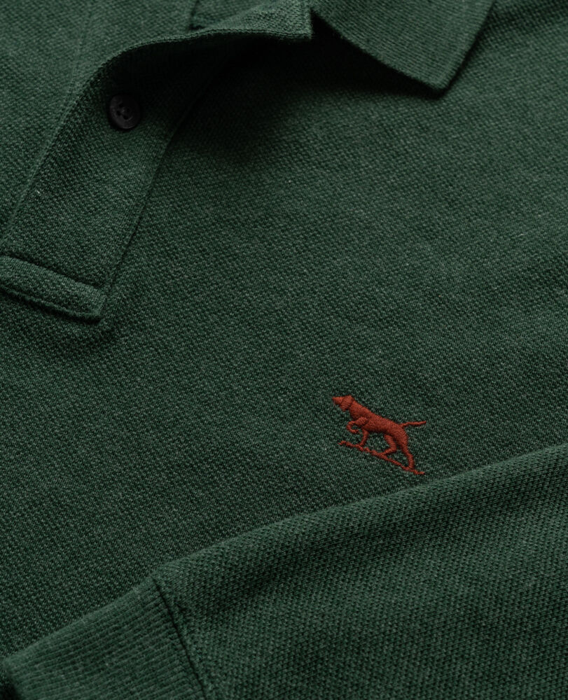 Long Sleeve Sports Fit Gunn Polo, MOSS, Detail 2