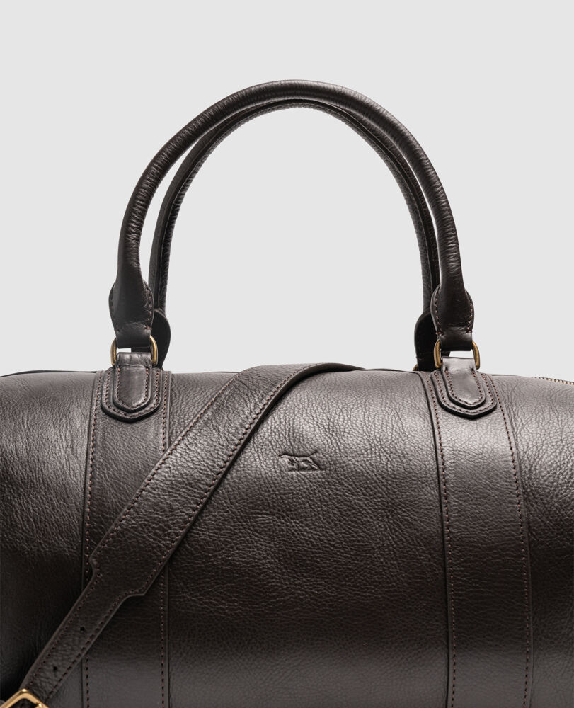 Batch Duffle Bag, CHOCOLATE, Flat Lay