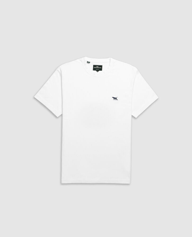 The Gunn Tee 2.0, SNOW, Flat Lay