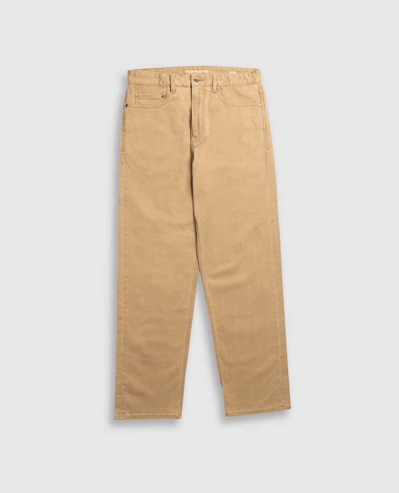 Selwyn Huts Loose Fit Jean, Saddle, Flat Lay