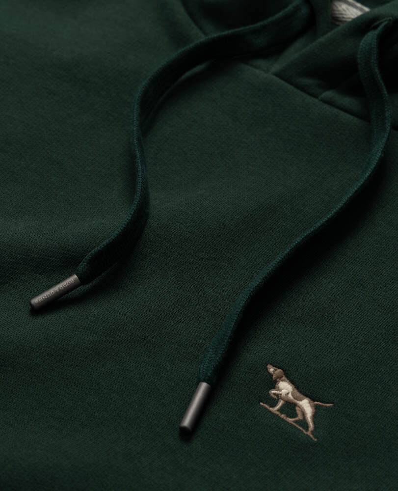 Otago Hoodie, FOREST, Detail 2