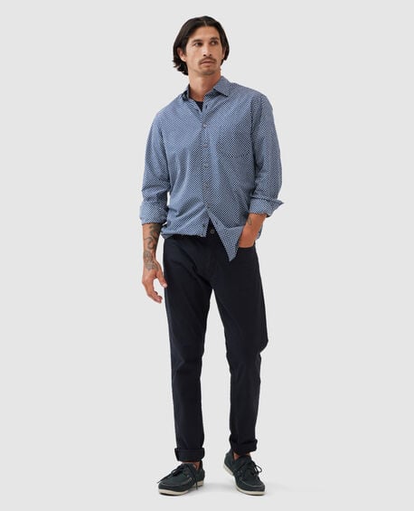 Seaward Downs Sports Fit Shirt, MIDNIGHT