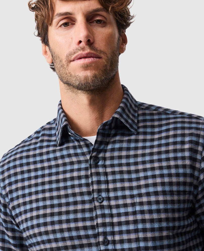 All Day Bay Sports Fit Shirt, DEEP OCEAN, Flat Lay