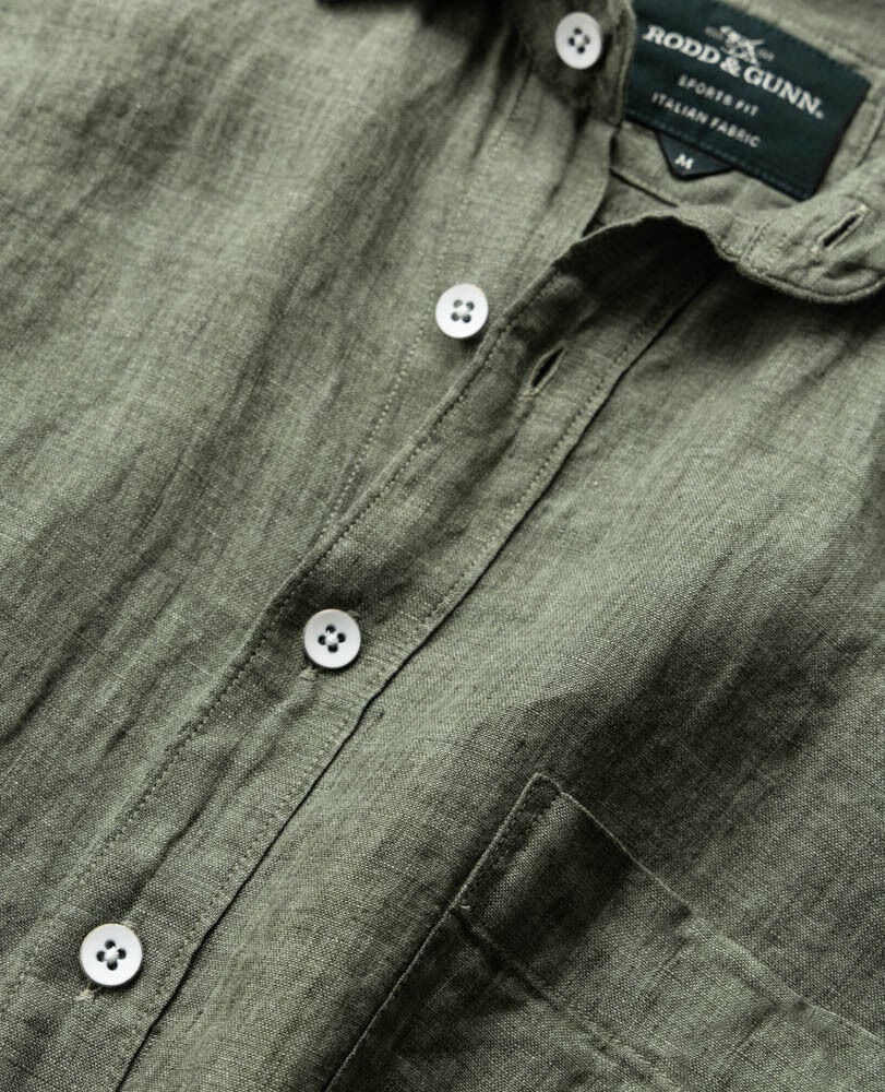 Palm Beach Sports Fit Shirt, KELP, Detail 2