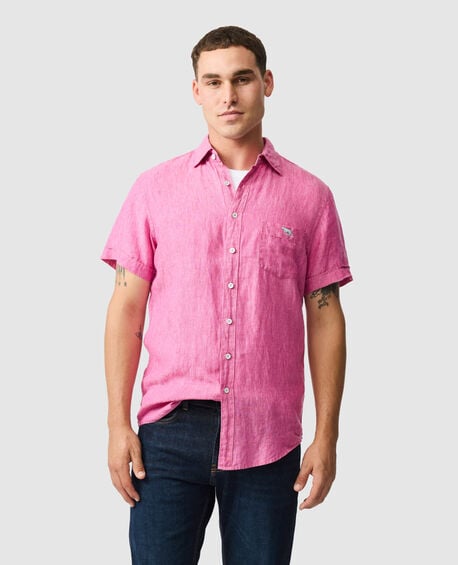 Cathedral Cove Sports Fit Shirt, FLAMINGO