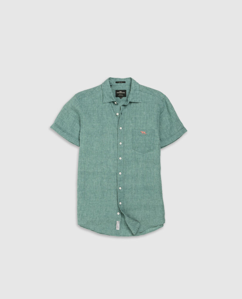 Cathedral Cove Sports Fit Shirt, SAVANNAH, Flat Lay