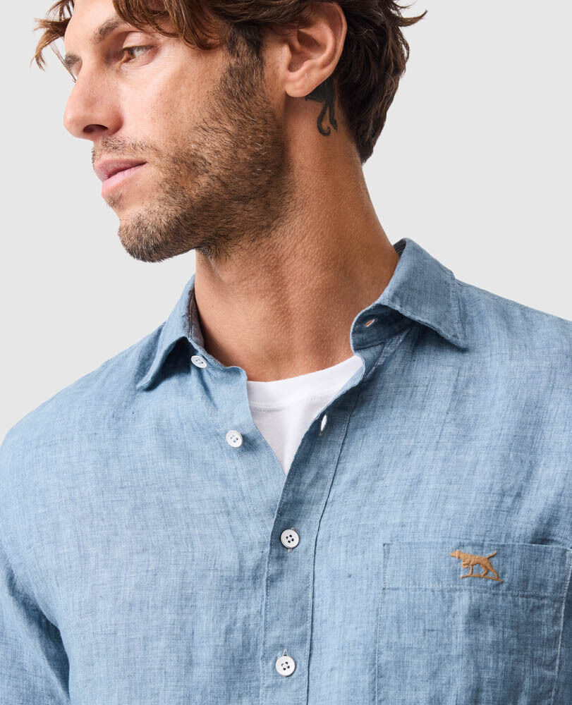 Coromandel 2 Sports Fit Shirt, SEA STONE, Detail 3