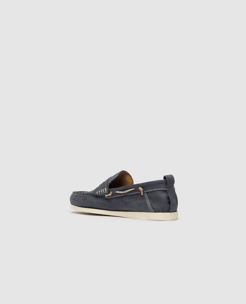 Victoria Loafer, NAVY, Flat Lay
