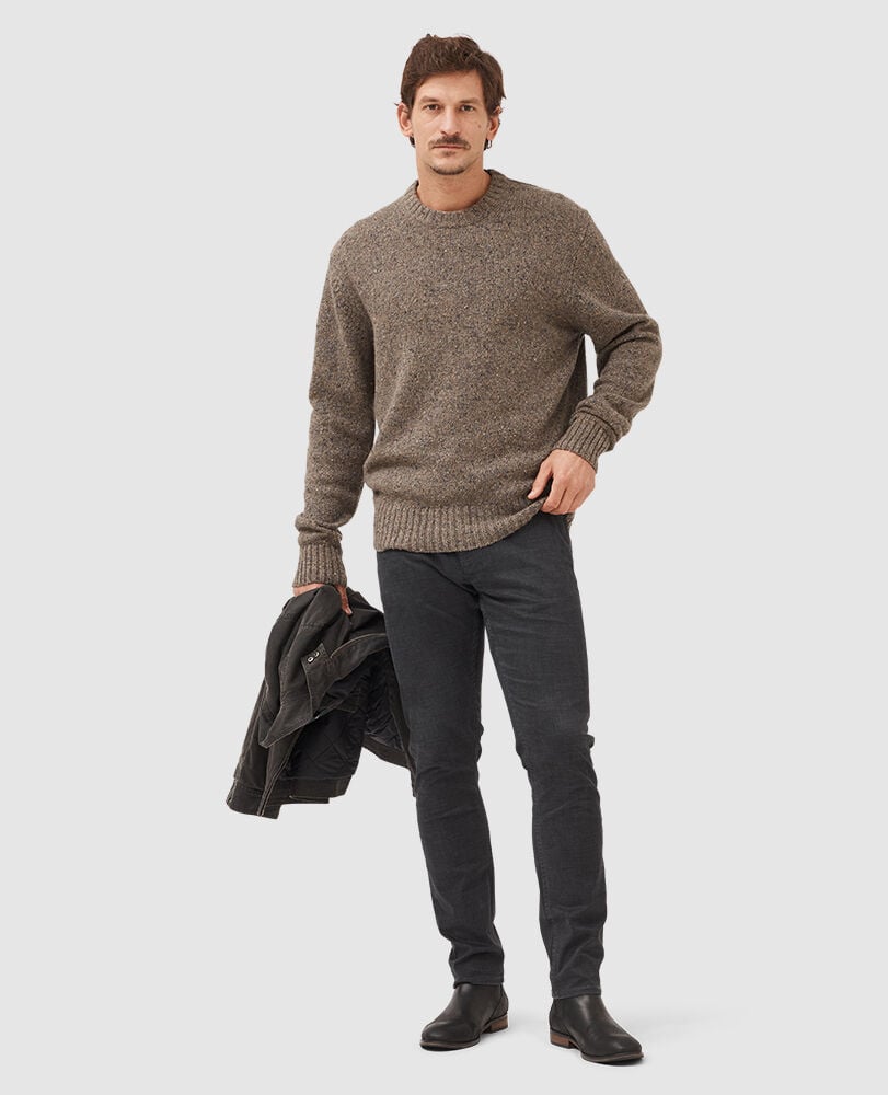 Cox Road Knit, GRAVEL, Off Front
