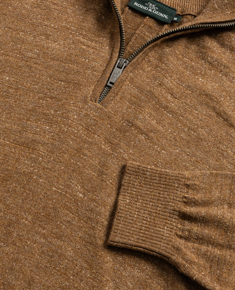 Fortrose 1/4 Zip Knit, MUSKAT, Detail 2