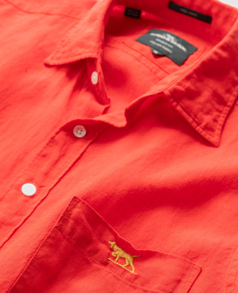 Cathedral Cove Sports Fit Shirt, CHILLI, Detail 2