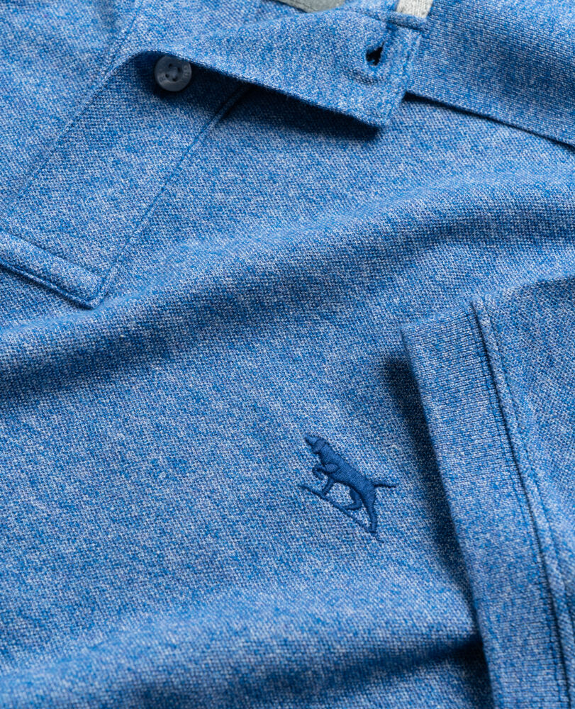 The Gunn Original Fit Polo, COBALT, Detail 2