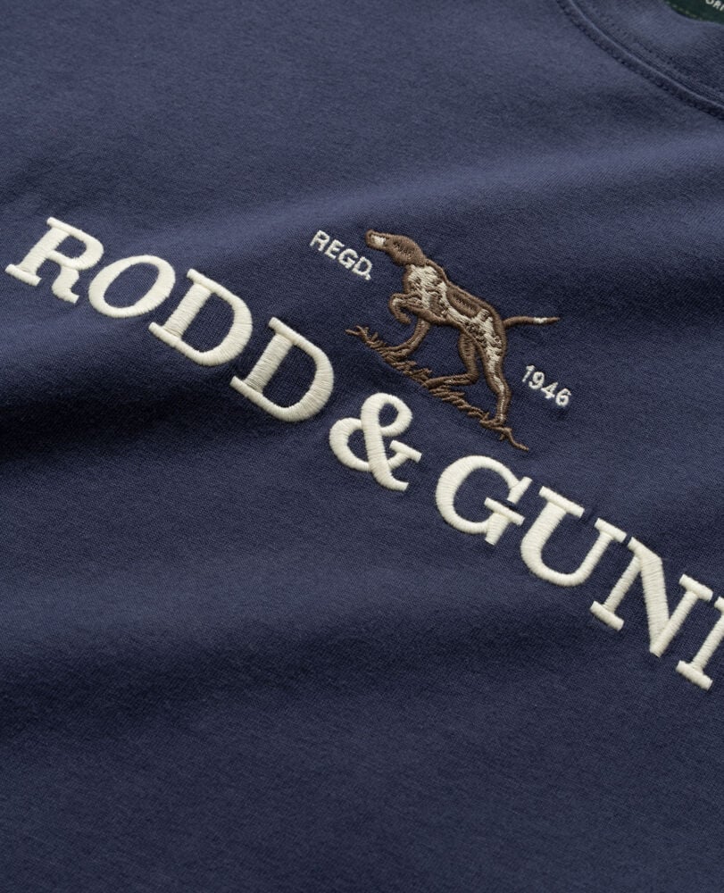 The Peaks Logo Tee, VINTAGE NAVY, Detail 2