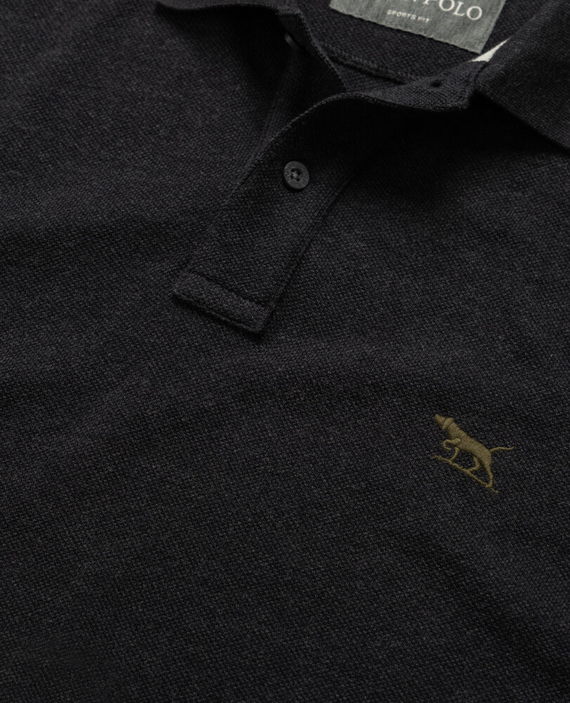 Ls Gunn Polo, CHARCOAL, Detail 2