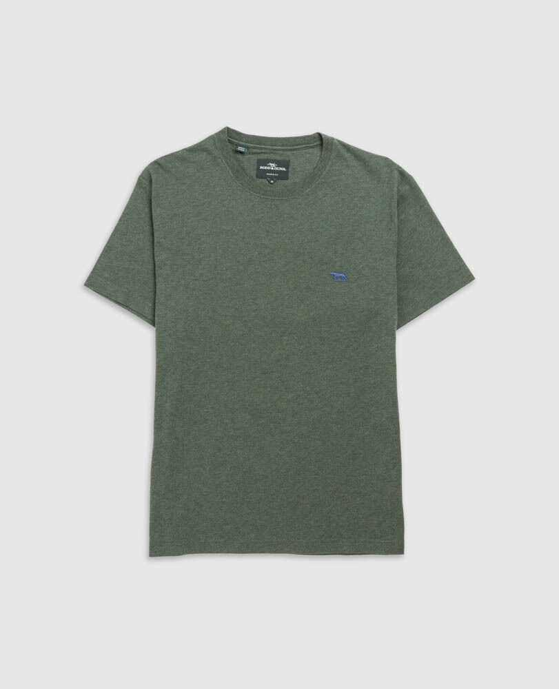 The Gunn T-Shirt , HUNTER GREEN, Flat Lay