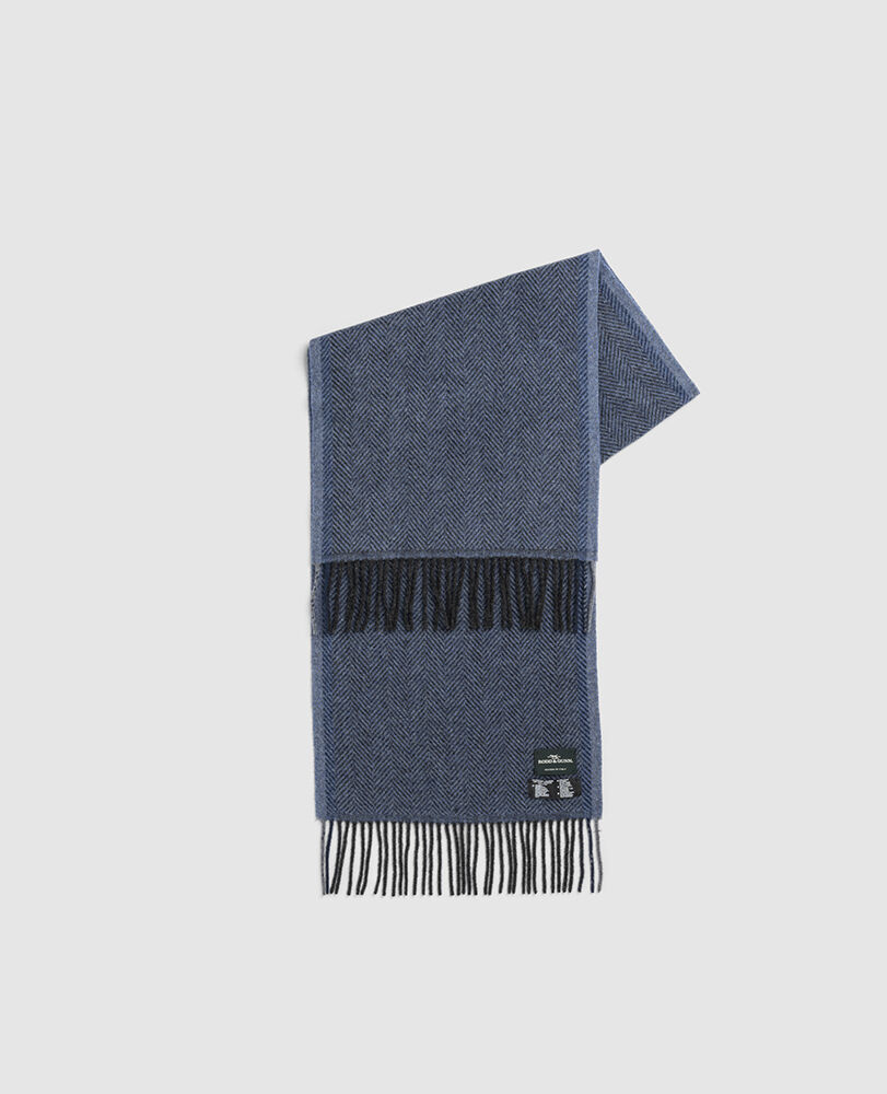 Charlton Scarf, DENIM, Front