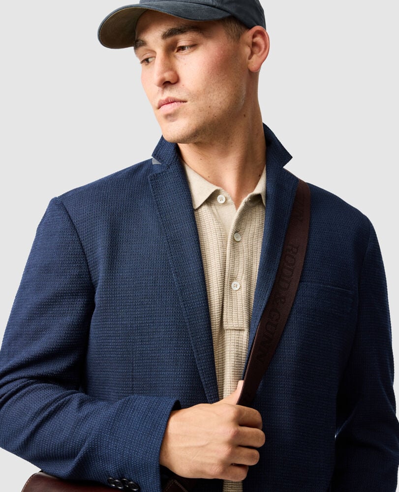 Holdens Bay Sports Fit Jacket, MIDNIGHT, Flat Lay