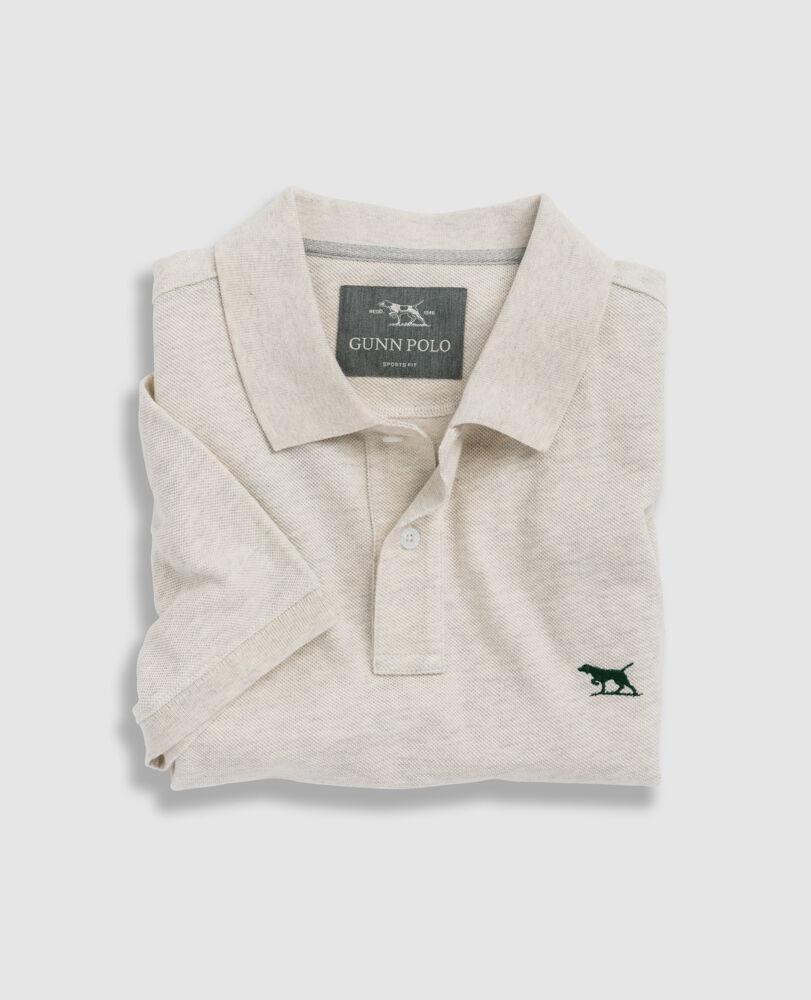 The Gunn Polo, PUMICE, Flat Lay