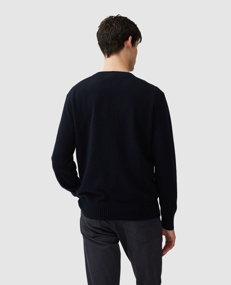 Christchurch Knit, DEEP OCEAN, Back