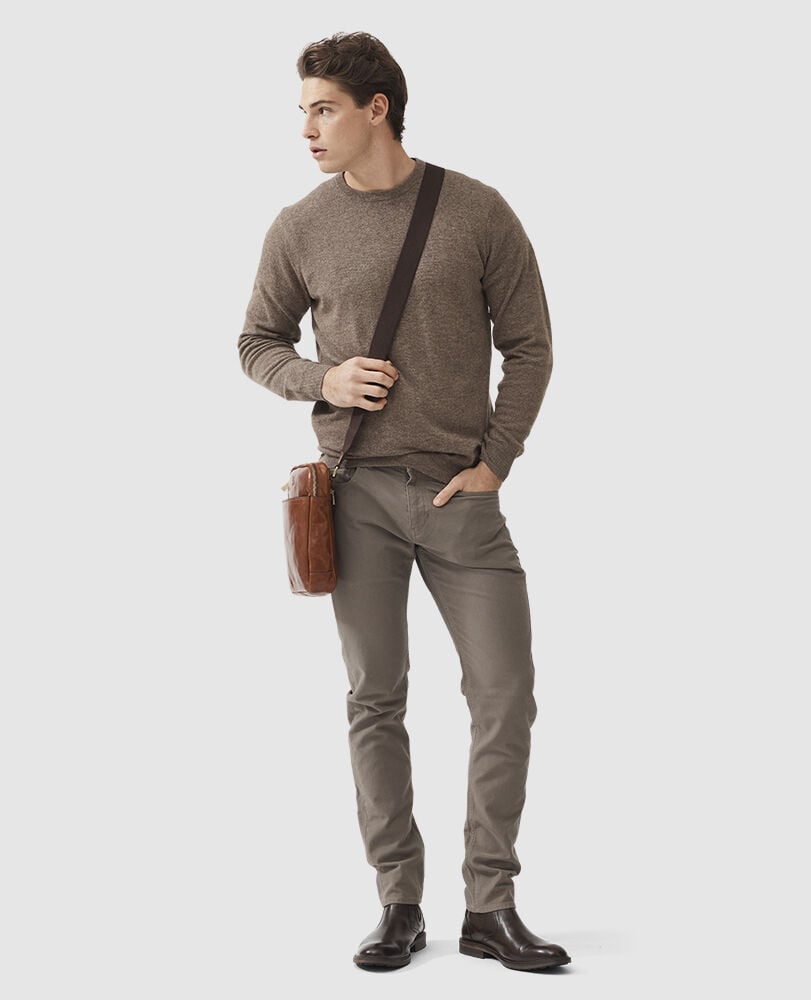 Queenstown Sweater, FAWN, Off Front