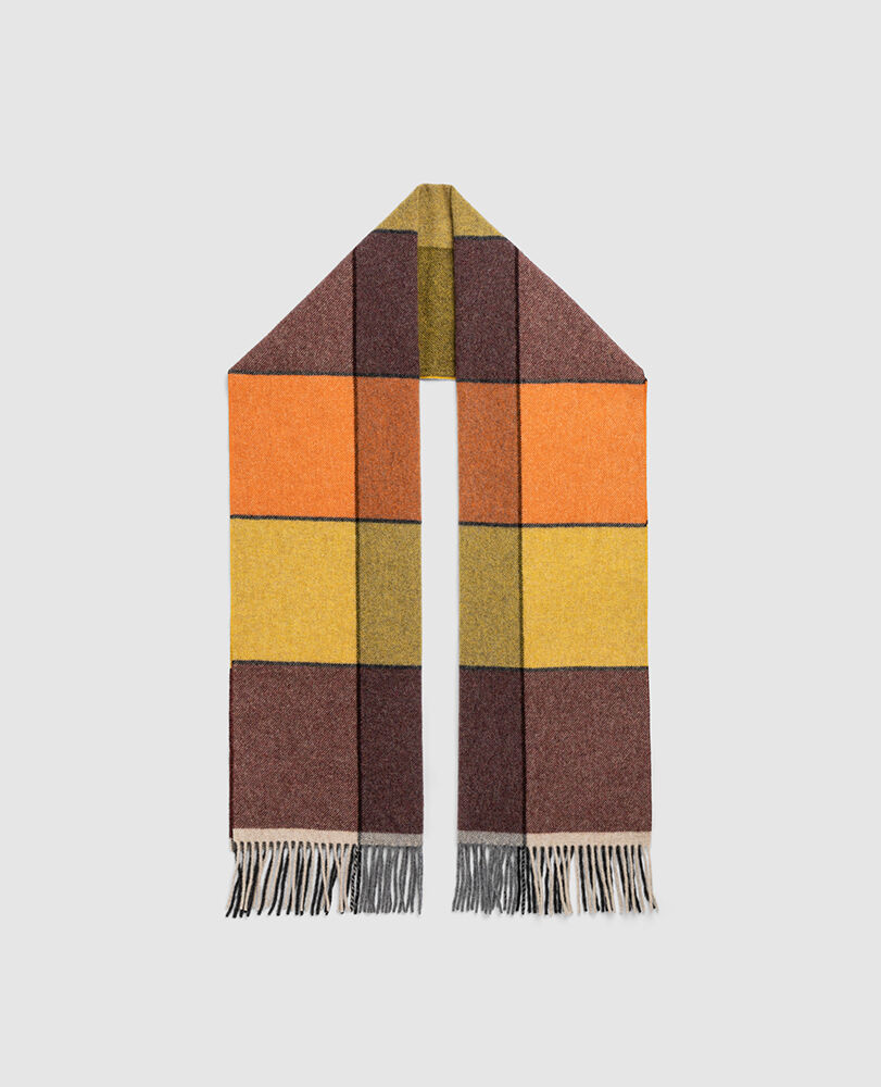 Jackson Street Scarf, CHIANTI MULTI, Off Front