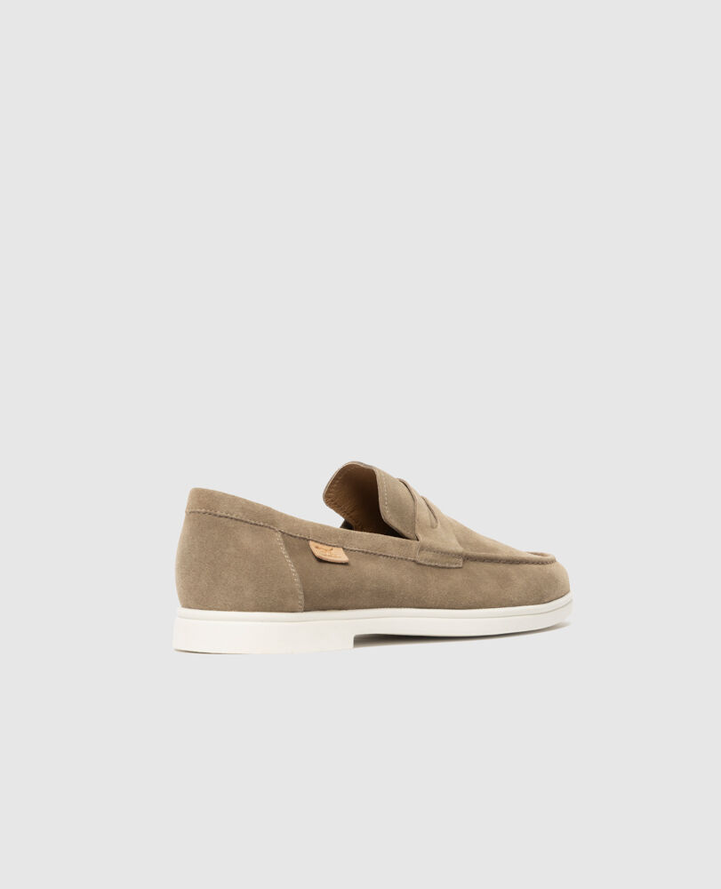 Marsden Bay Loafer, SAND, Back