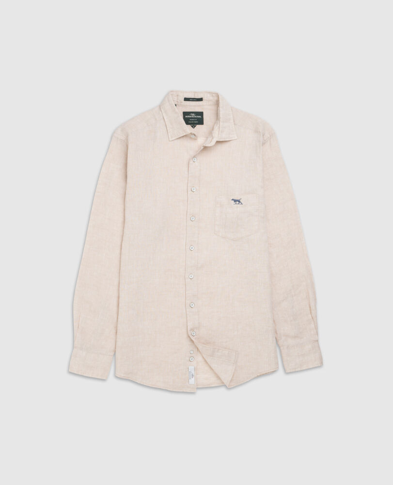 Coromandel 2 Sports Fit Shirt, NATURAL, Flat Lay