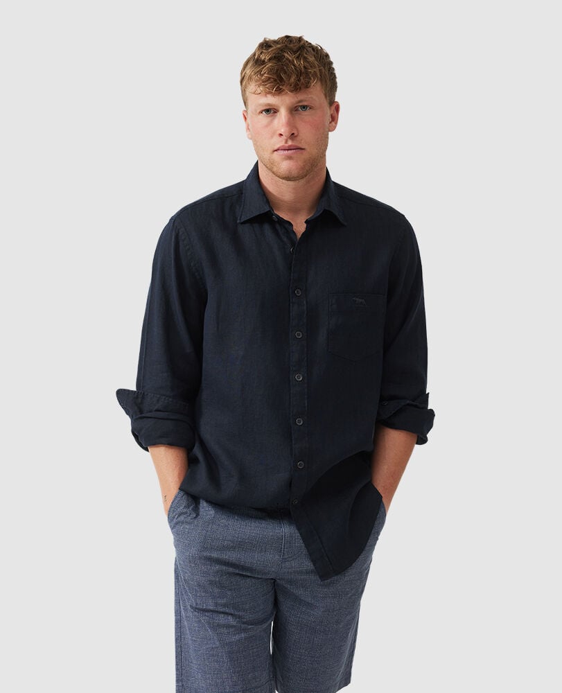 Cable Bay Shirt, MIDNIGHT, Front